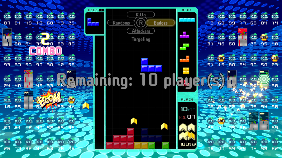 Скриншот из игры Tetris 99 - 3