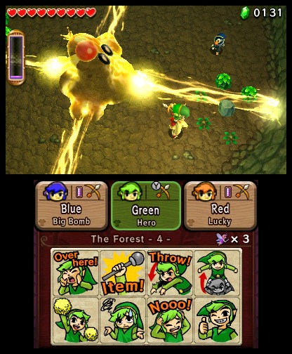 Скриншот из игры The Legend of Zelda: Tri Force Heroes - 1