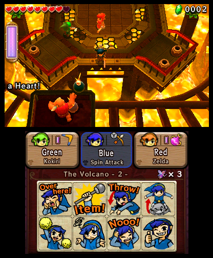 Скриншот из игры The Legend of Zelda: Tri Force Heroes - 3