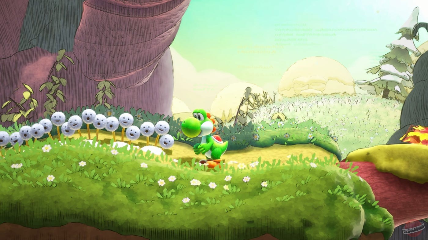 Скриншот из игры Yoshi and the Mysterious Book - 5