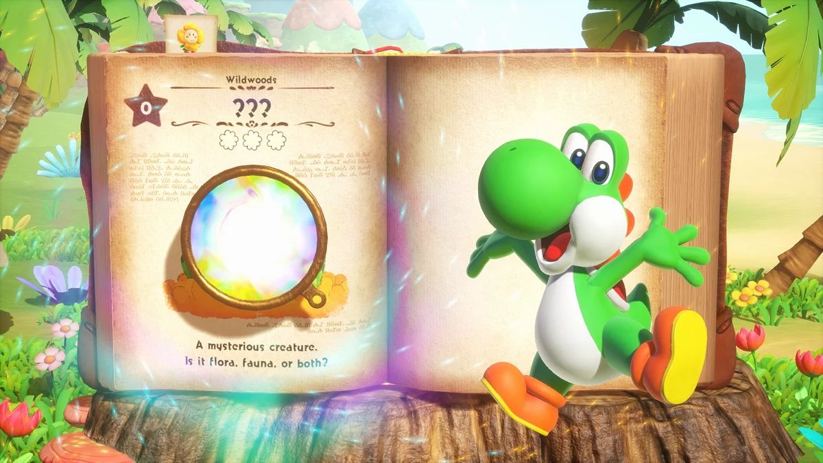 Скриншот из игры Yoshi and the Mysterious Book - 2