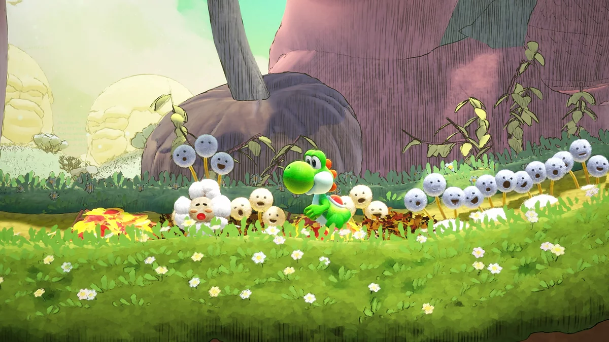 Скриншот из игры Yoshi and the Mysterious Book - 9