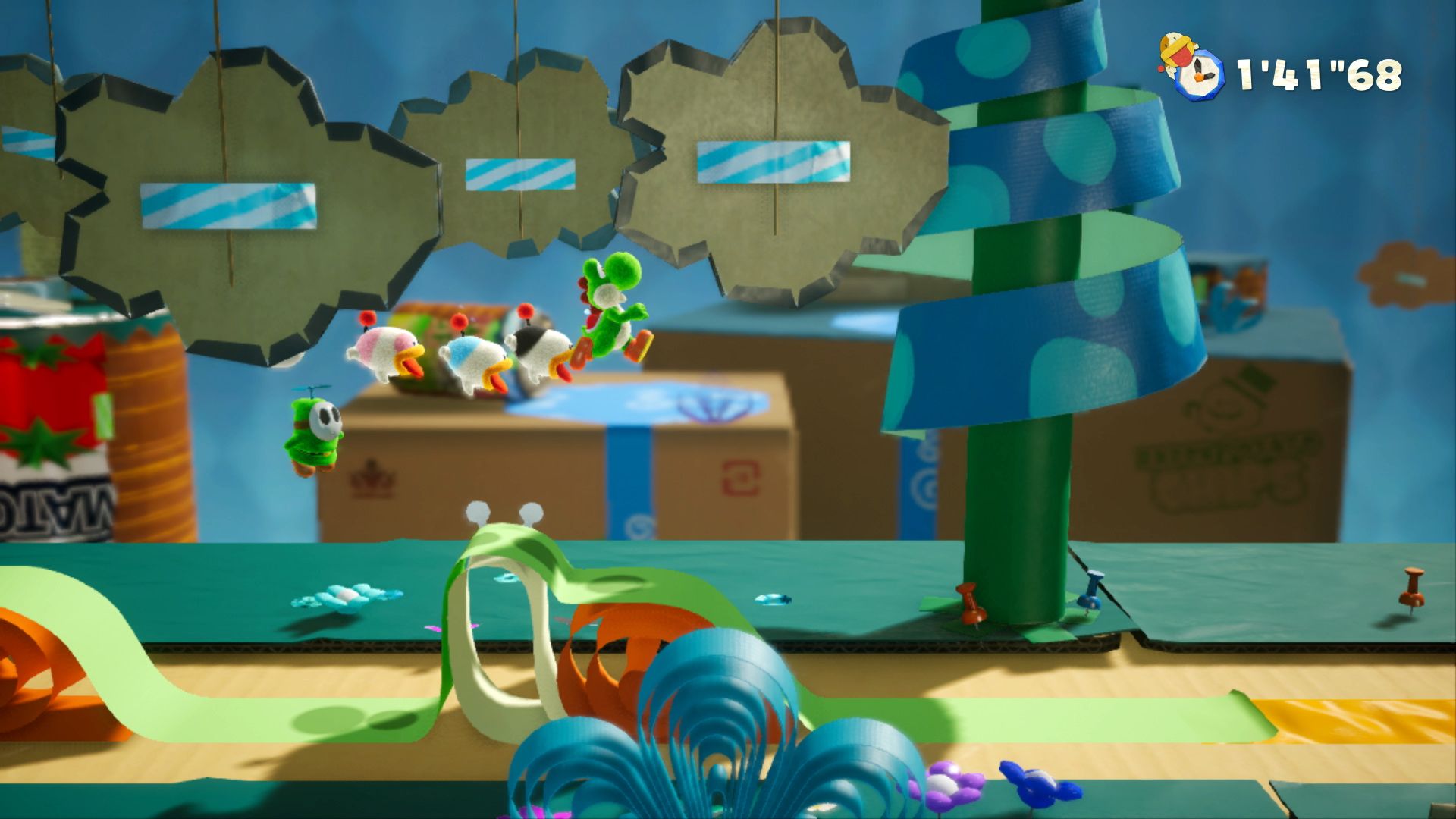 Скриншот из игры Yoshi's Crafted World - 37