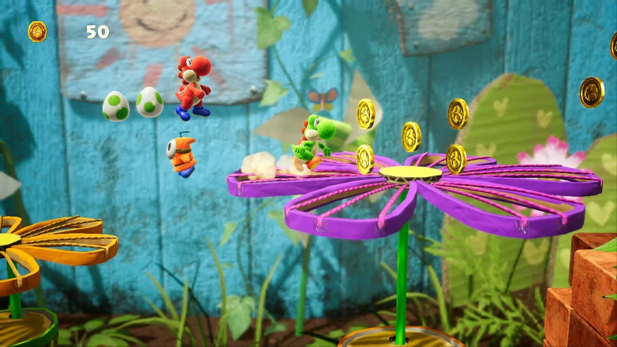 Скриншот из игры Yoshi's Crafted World - 11