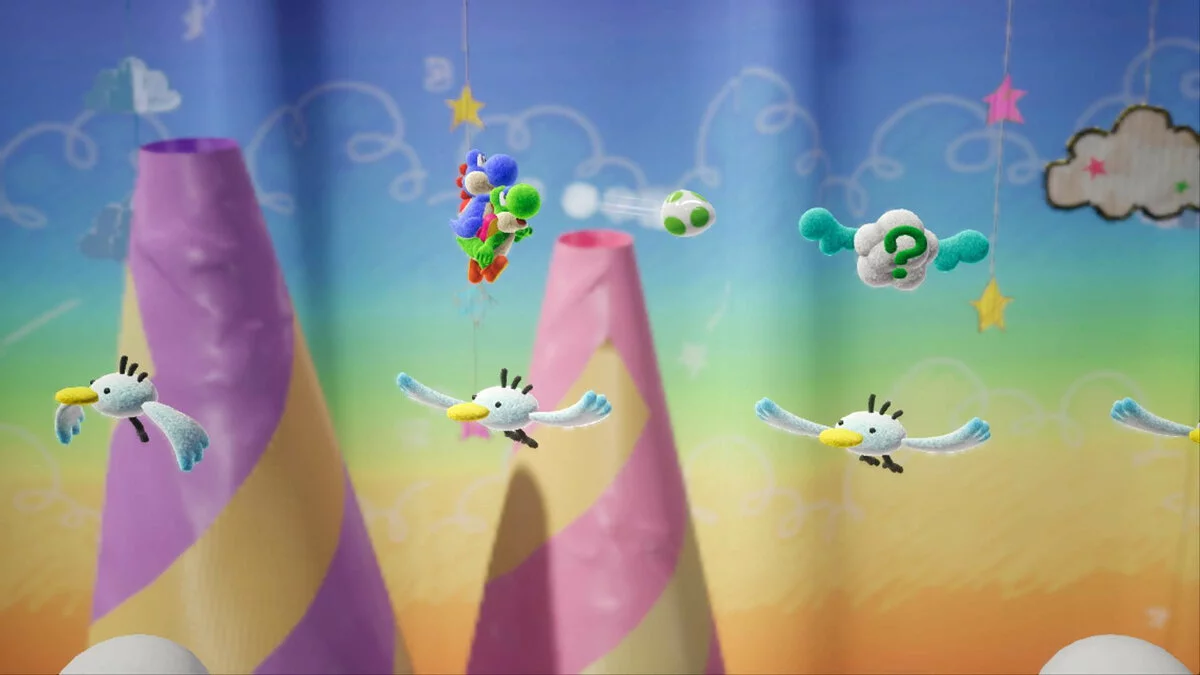 Скриншот из игры Yoshi's Crafted World - 9