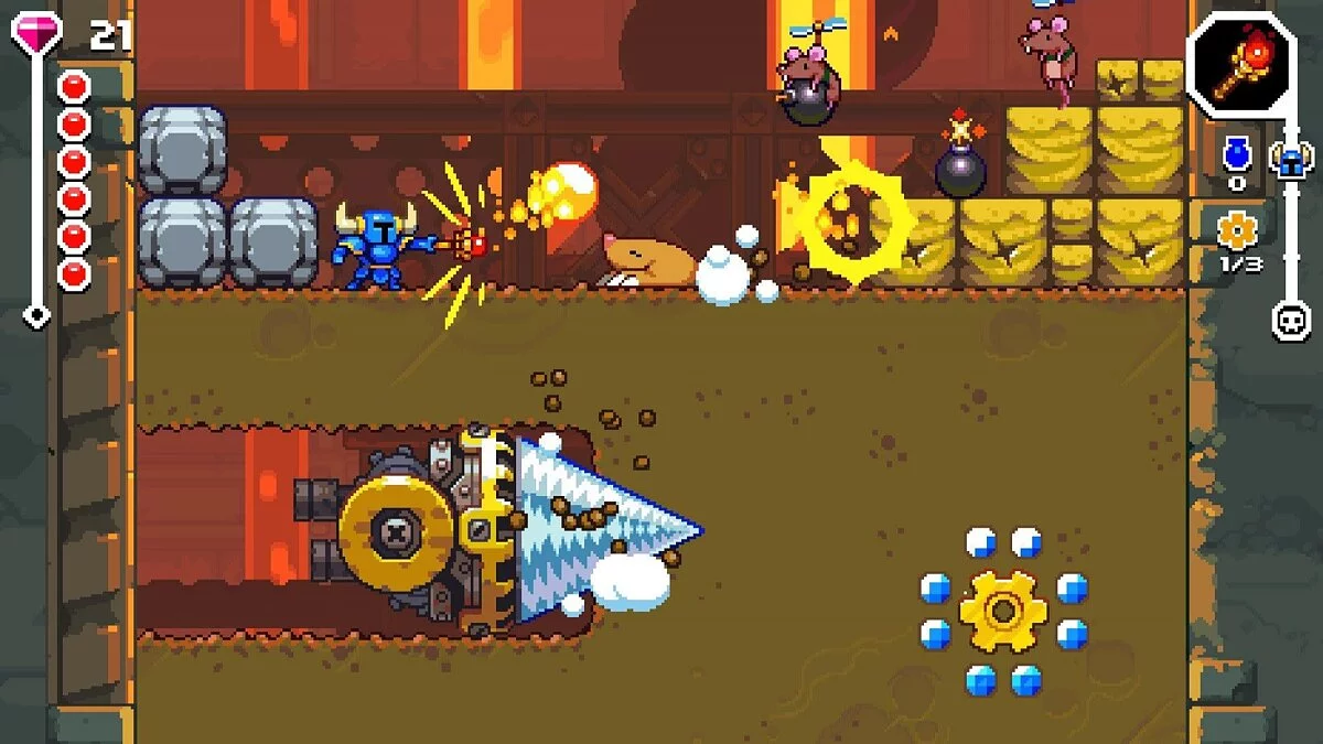 Скриншот из игры Shovel Knight Dig - 7