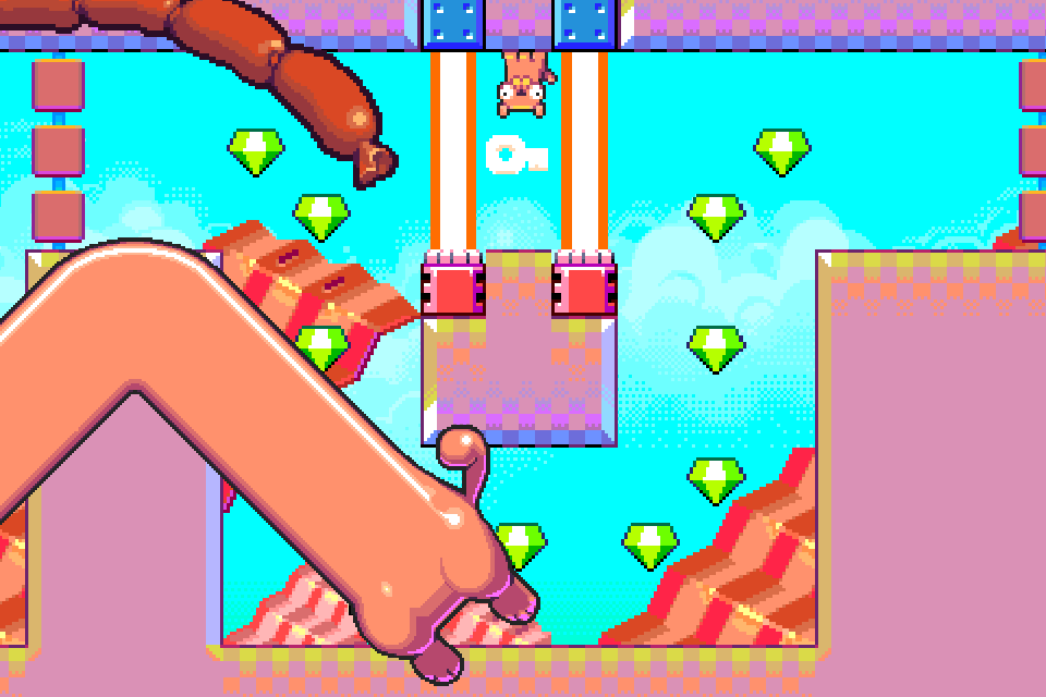 Скриншот из игры Silly Sausage in Meat Land - 1