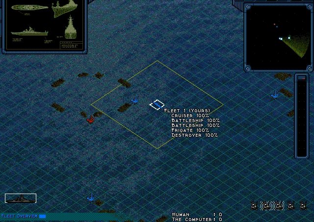 Скриншот из игры Battleship (1997/I) - 1