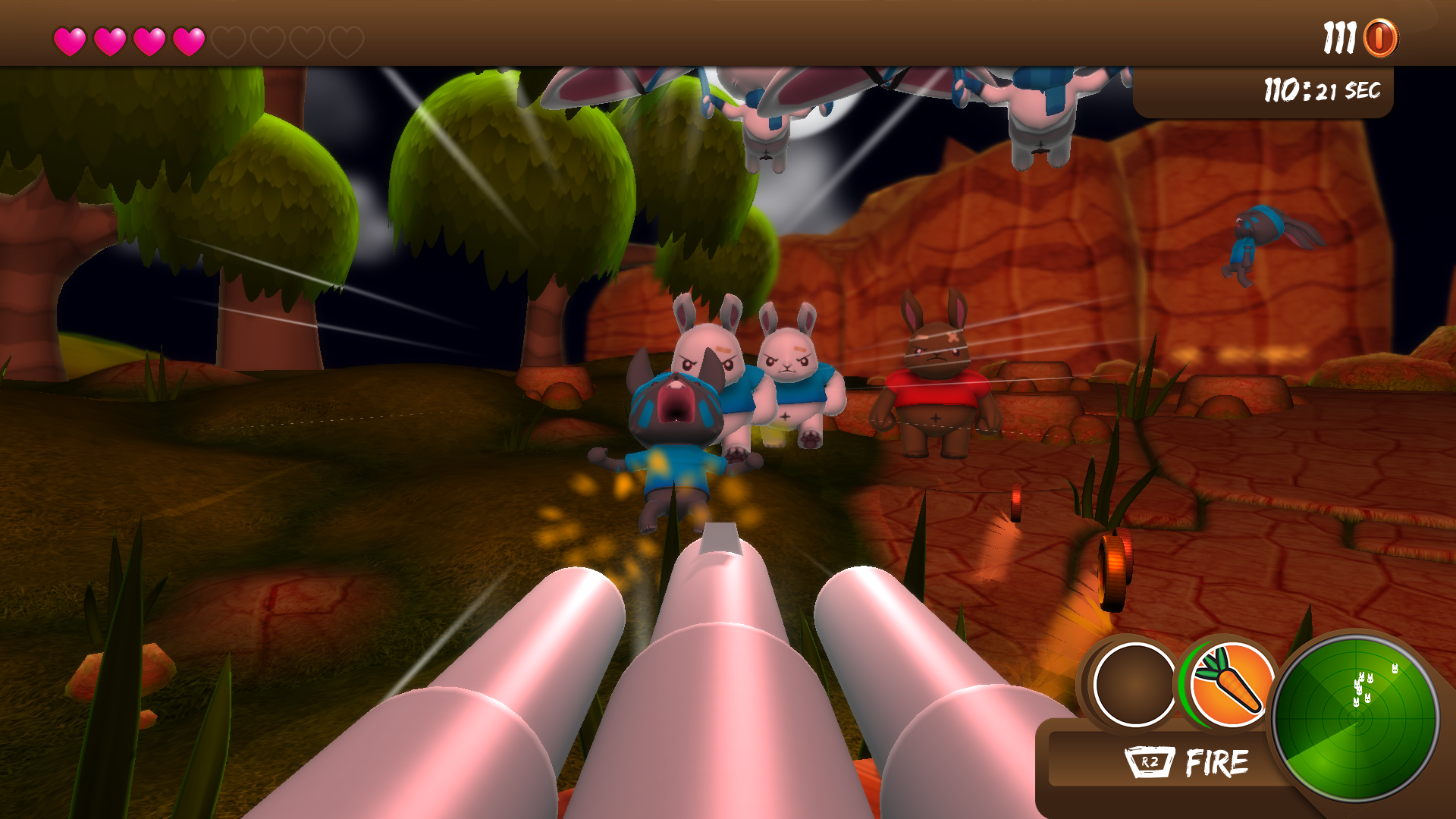 Скриншот из игры Blast 'Em Bunnies - 14