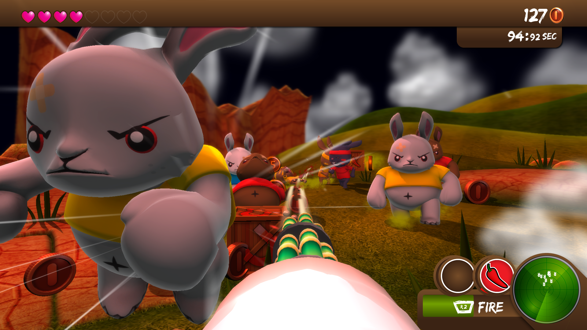 Скриншот из игры Blast 'Em Bunnies - 17