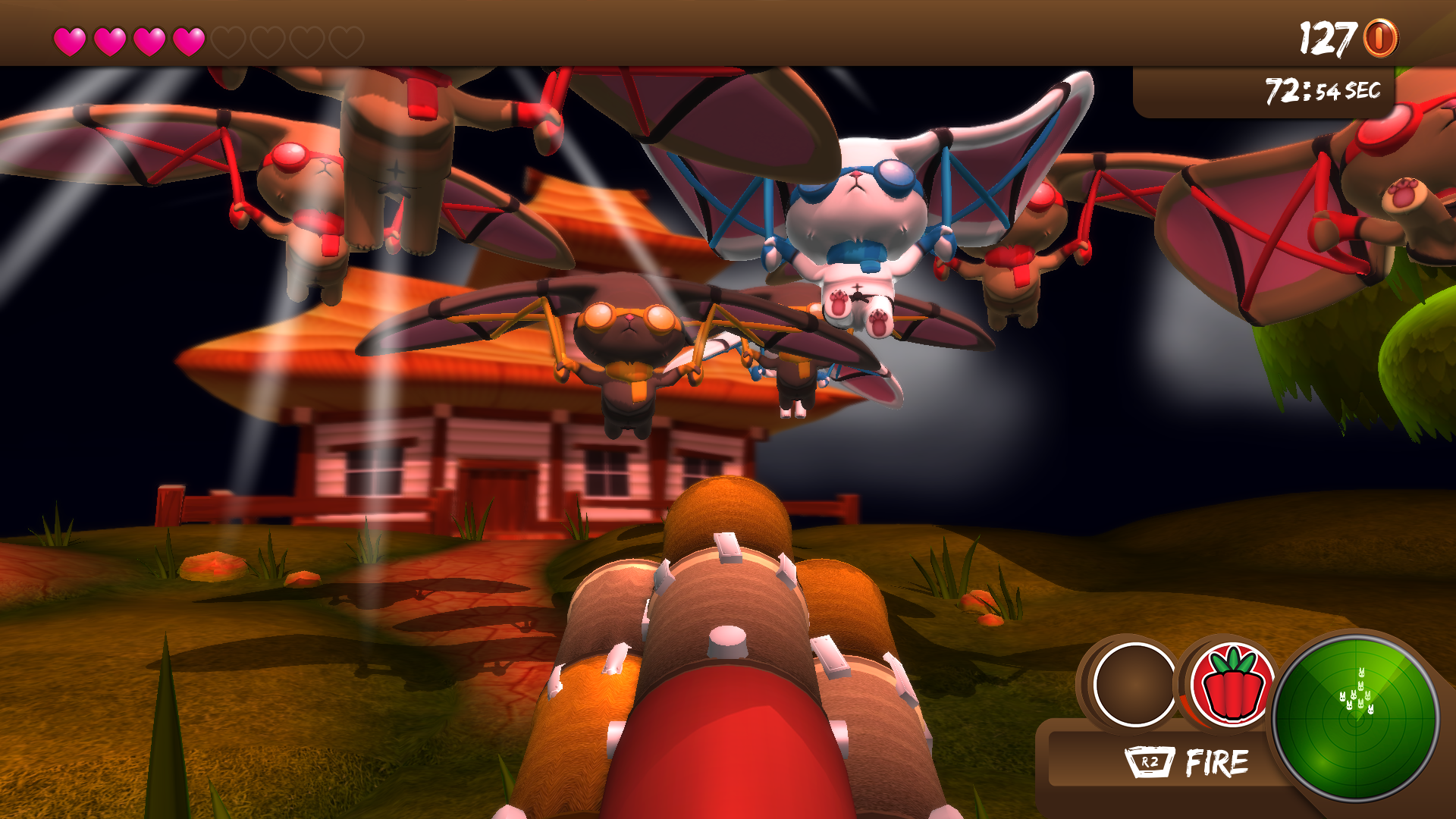 Скриншот из игры Blast 'Em Bunnies - 1