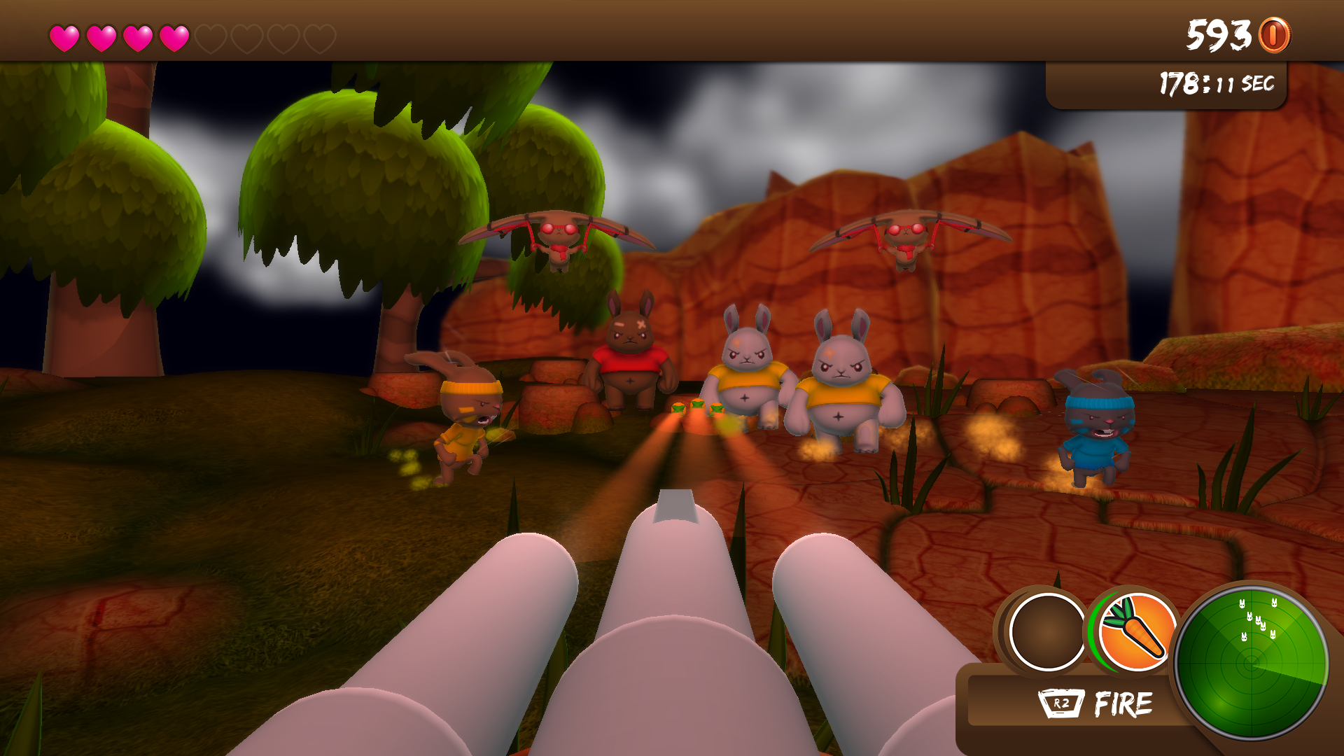 Скриншот из игры Blast 'Em Bunnies - 25