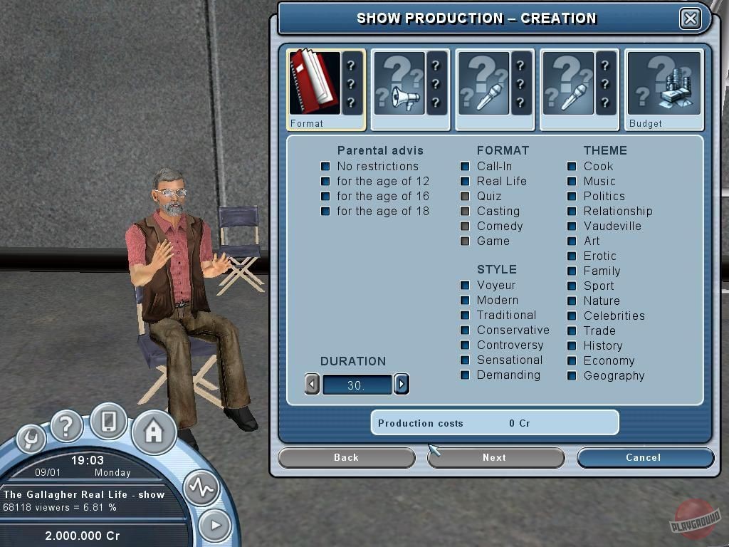 Скриншот из игры TV Giant - 1