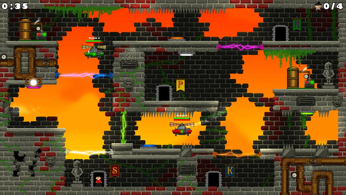 Скриншот из игры S-COPTER: Trials of Quick Fingers and Logic - 13