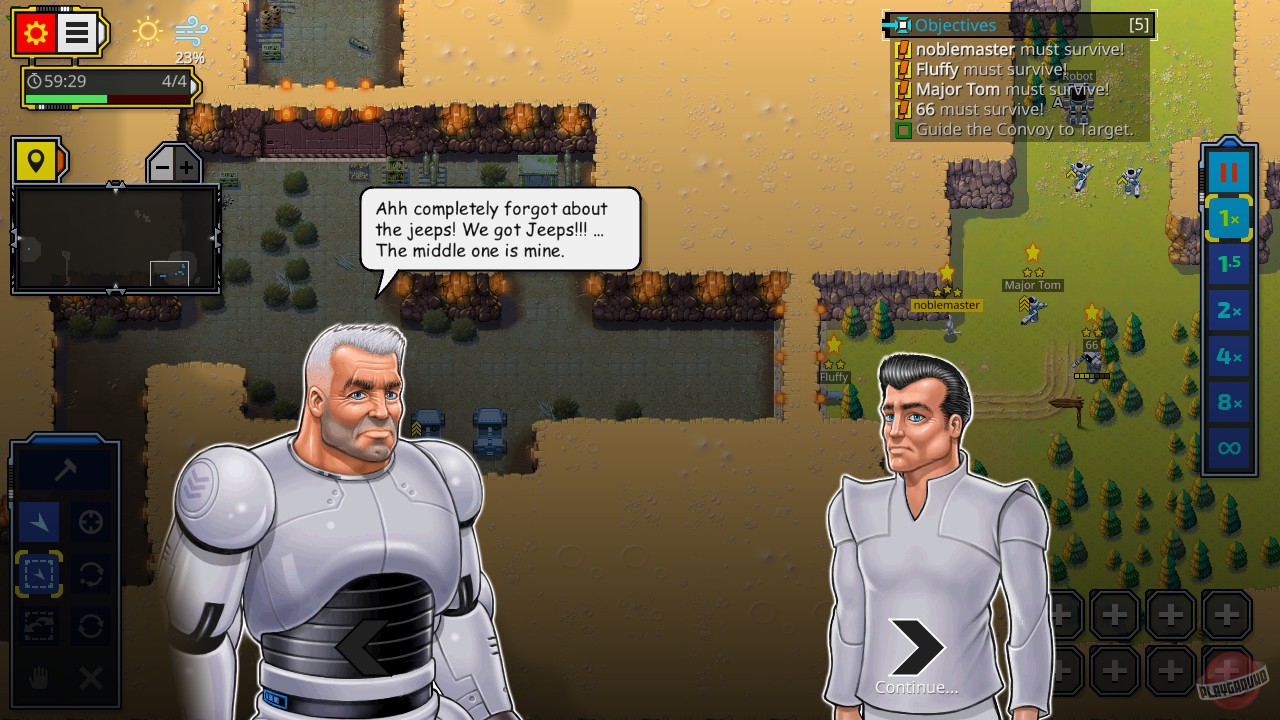 Скриншот из игры Retro Commander - 1