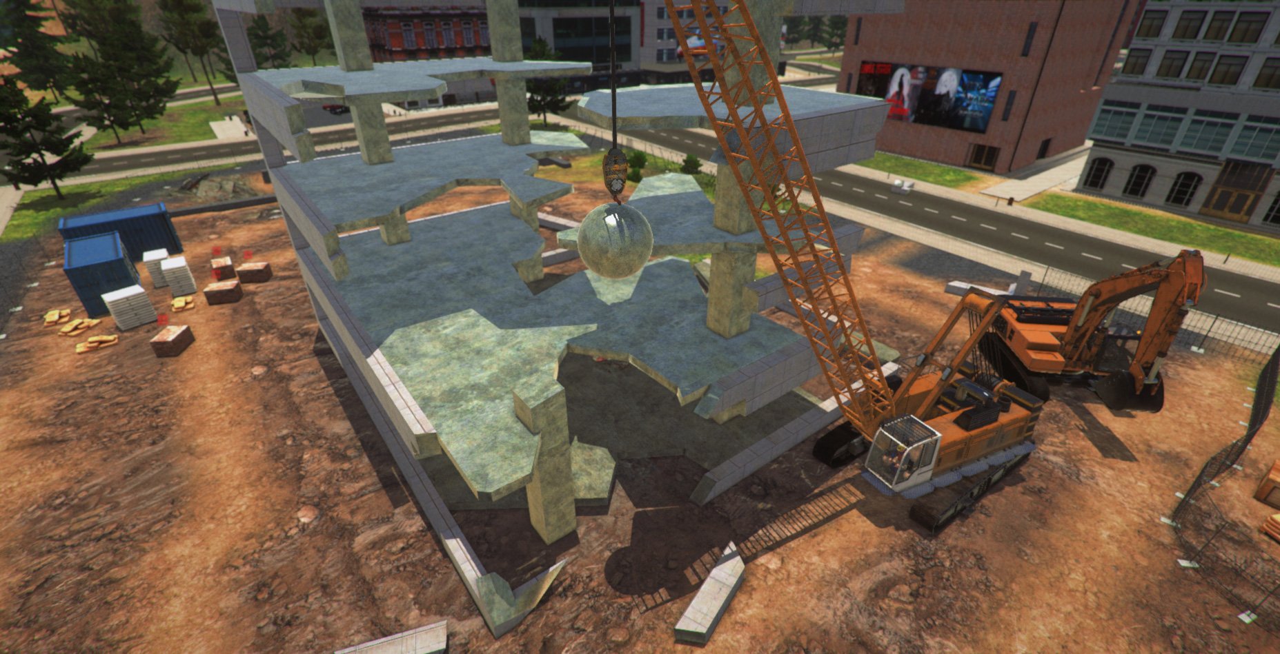 Скриншот из игры Demolish & Build Company 2017 - 19