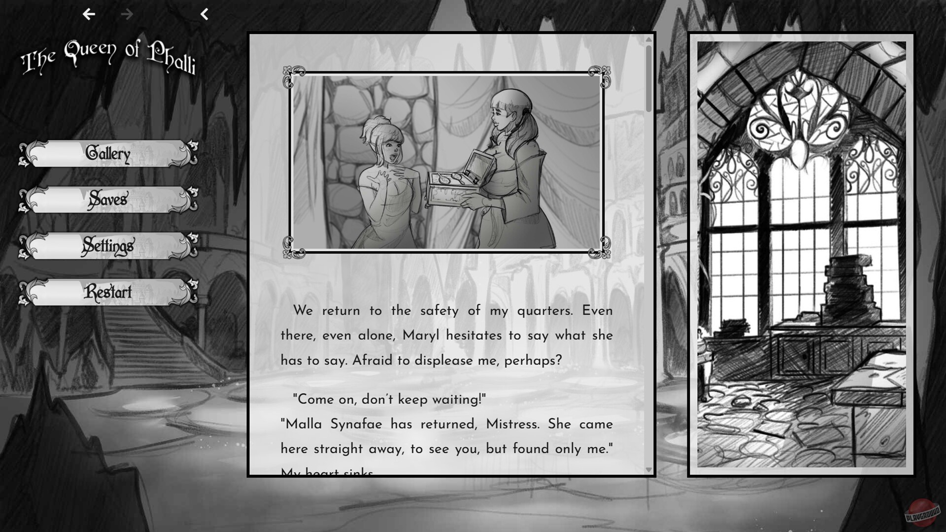 Скриншот из игры The Queen of Phalli - 6