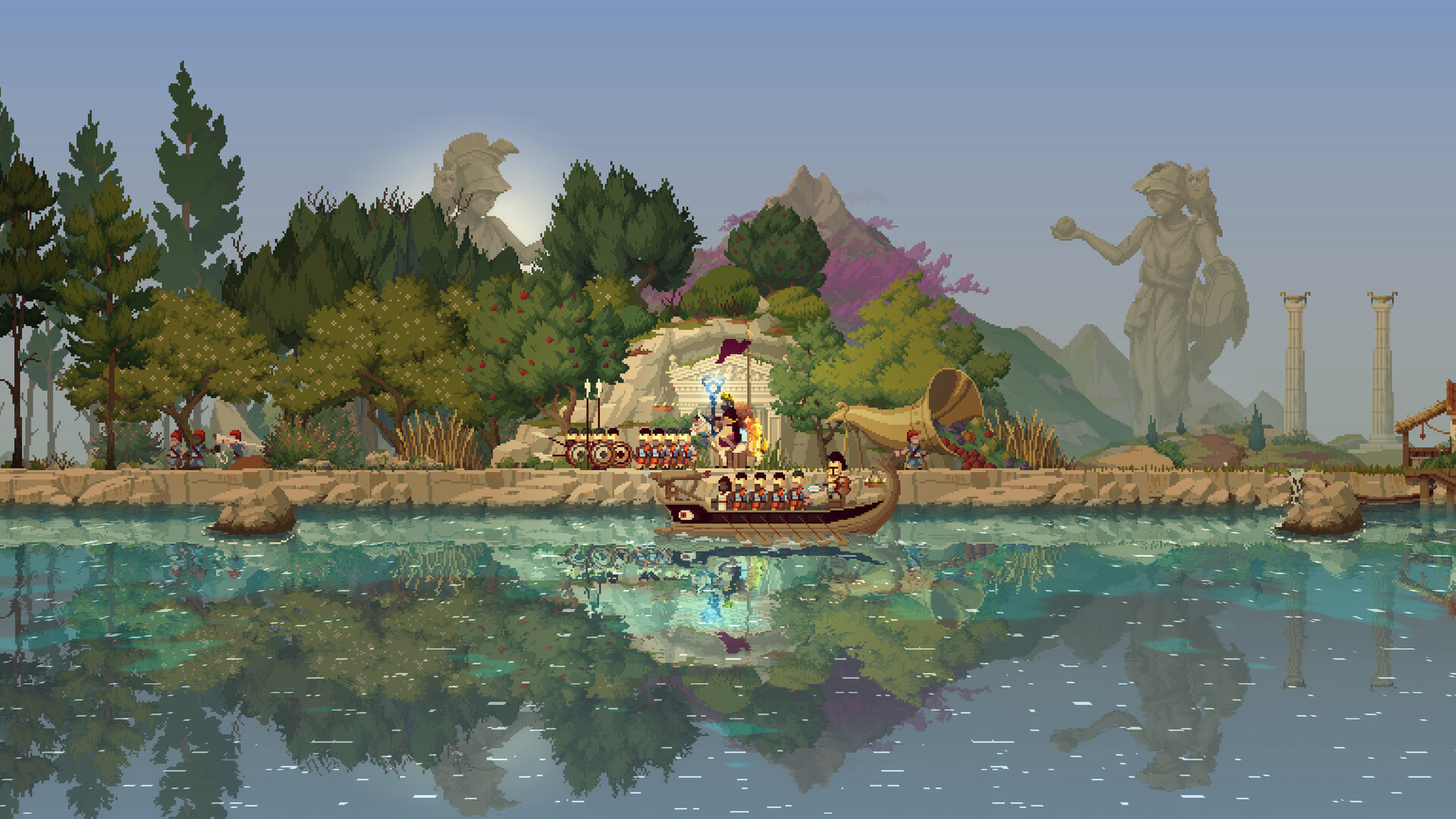 Скриншот из игры Kingdom Two Crowns: Call of Olympus - 3