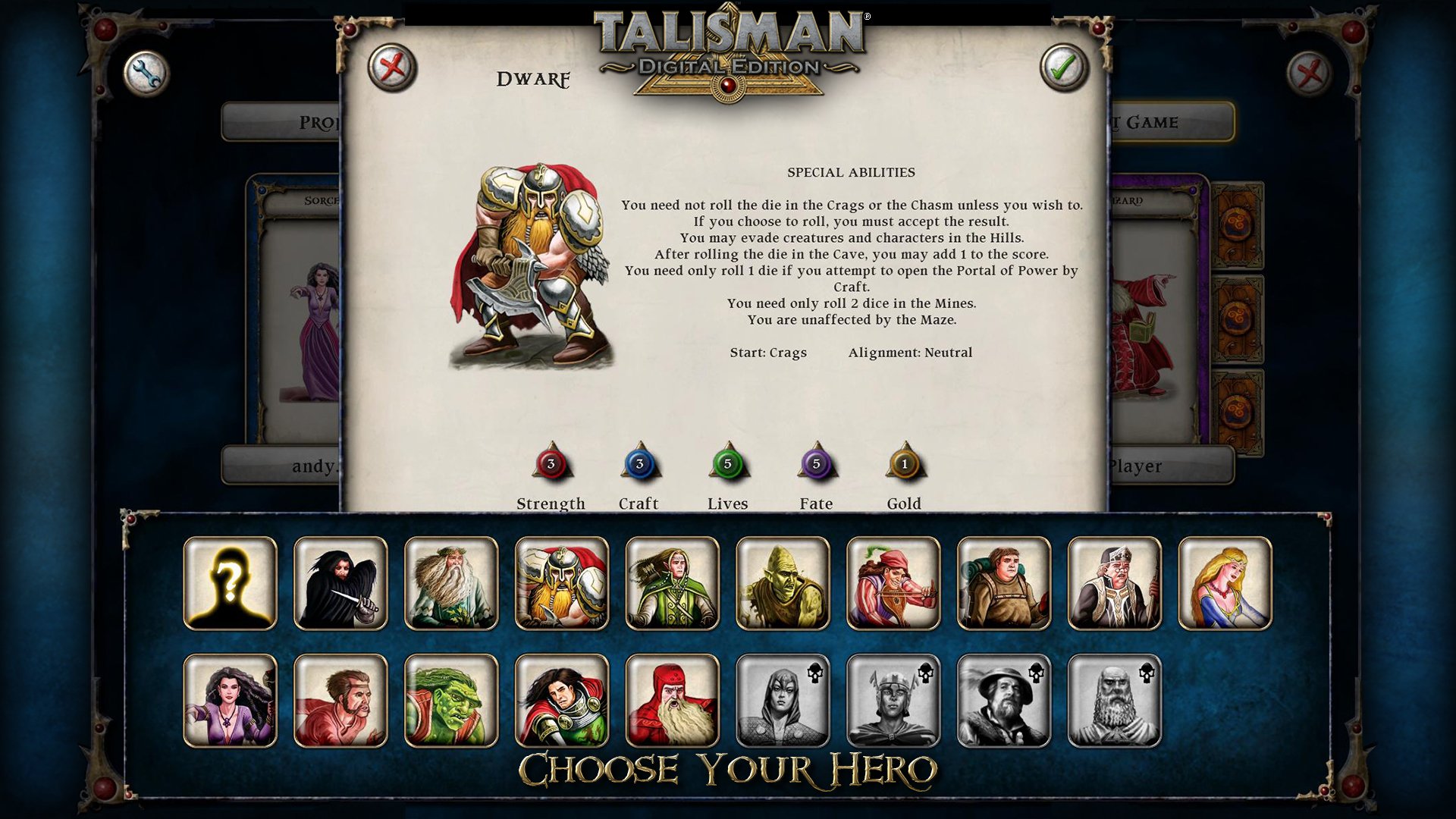 Скриншот из игры Talisman: Digital Edition - 5