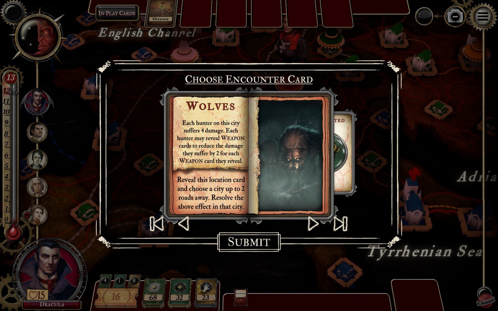 Скриншот из игры Fury of Dracula: Digital Edition - 13