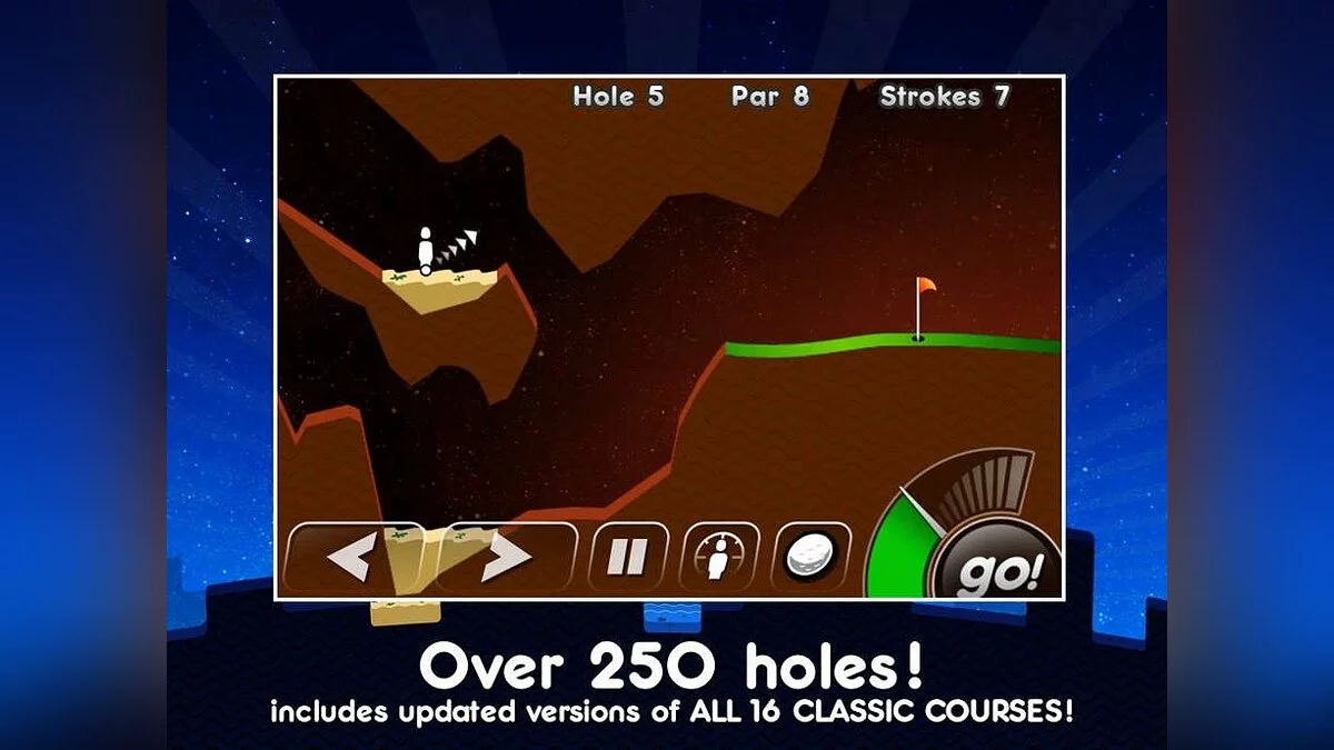 Скриншот из игры Super Stickman Golf - 4