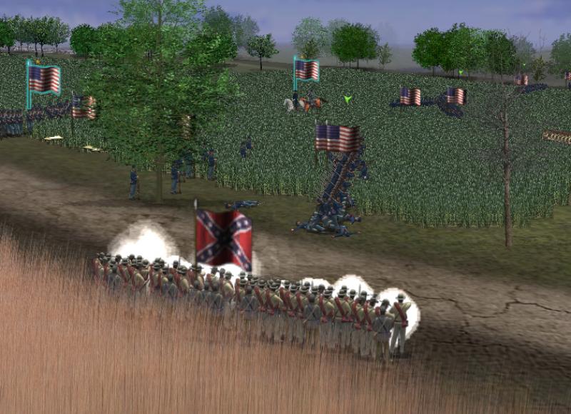 Скриншот из игры Scourge of War: Gettysburg - 9