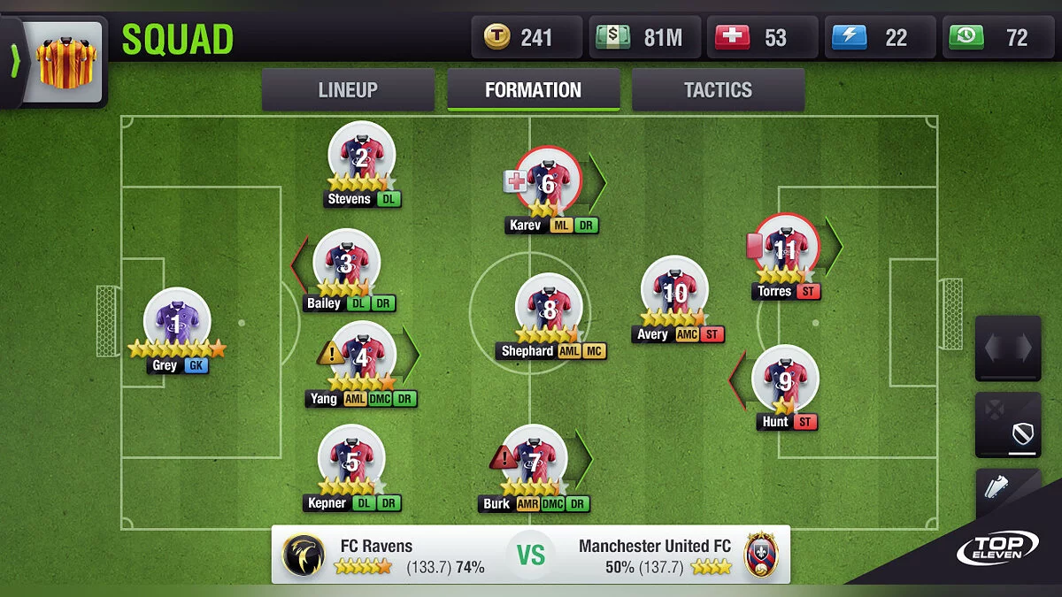 Скриншот из игры Top Eleven - 12