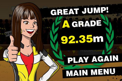 Скриншот из игры Biker Blast-Off! - 1