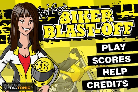Скриншот из игры Biker Blast-Off! - 2