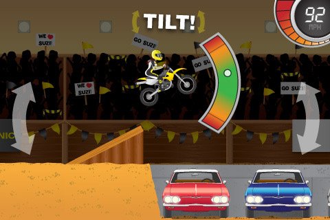 Скриншот из игры Biker Blast-Off! - 4