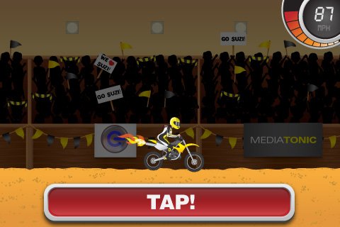 Скриншот из игры Biker Blast-Off! - 5