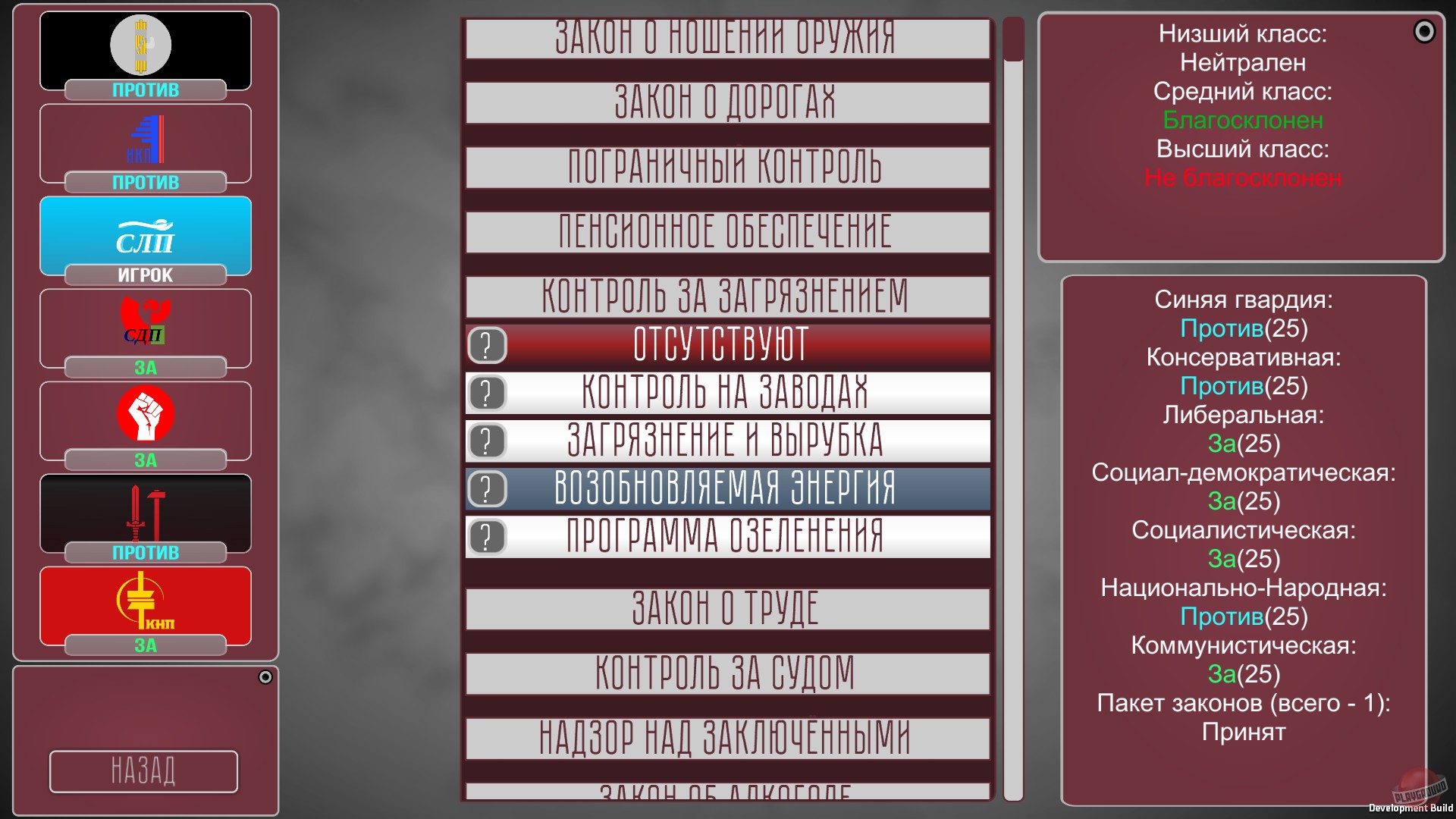 Скриншот из игры Collapse: A Political Simulator - 3