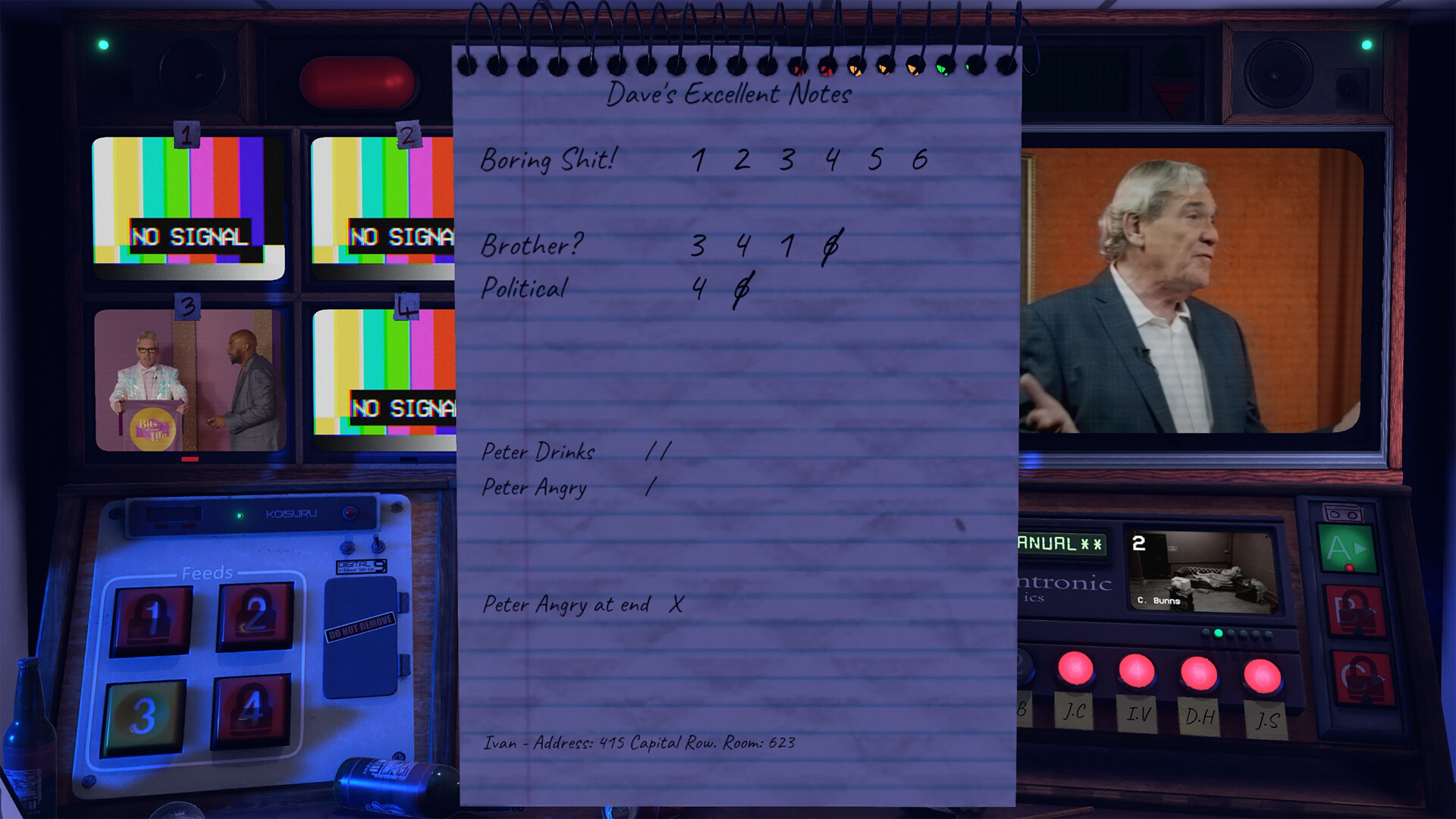 Скриншот из игры Not For Broadcast: Bits of Your Life - 6