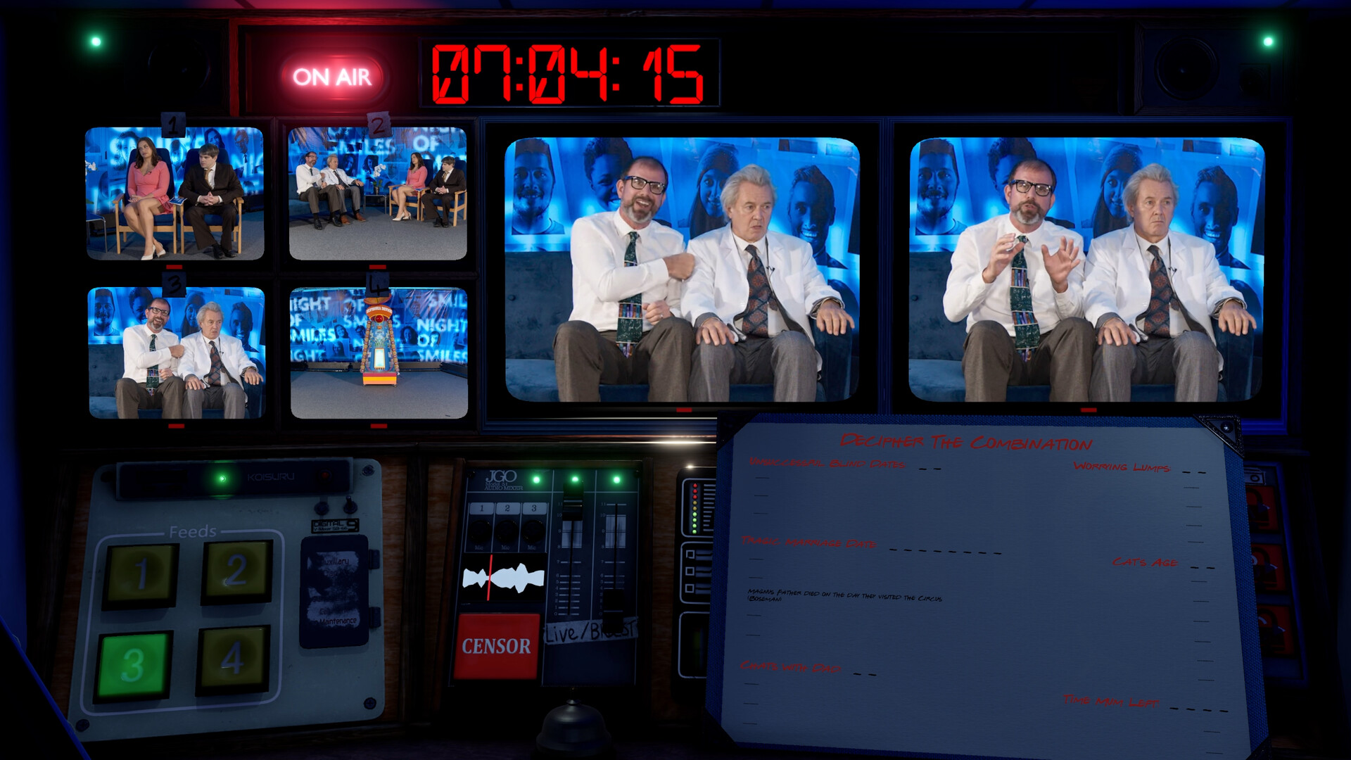 Скриншот из игры Not For Broadcast: The Timeloop - 1