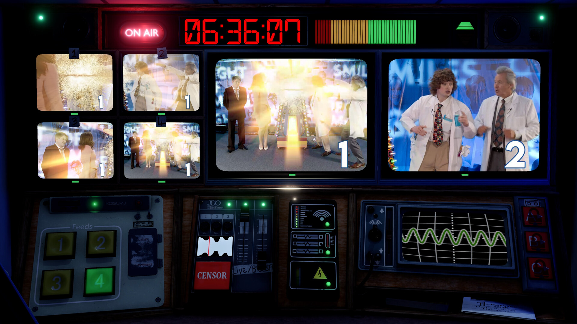 Скриншот из игры Not For Broadcast: The Timeloop - 8