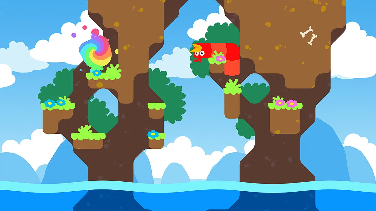 Скриншот из игры Snakebird Primer - 2