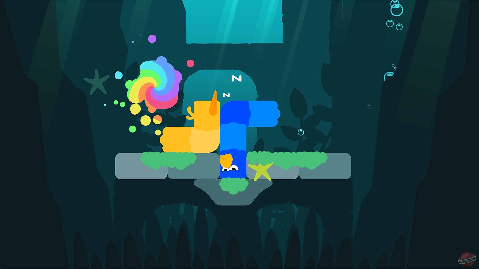 Скриншот из игры Snakebird Primer - 1