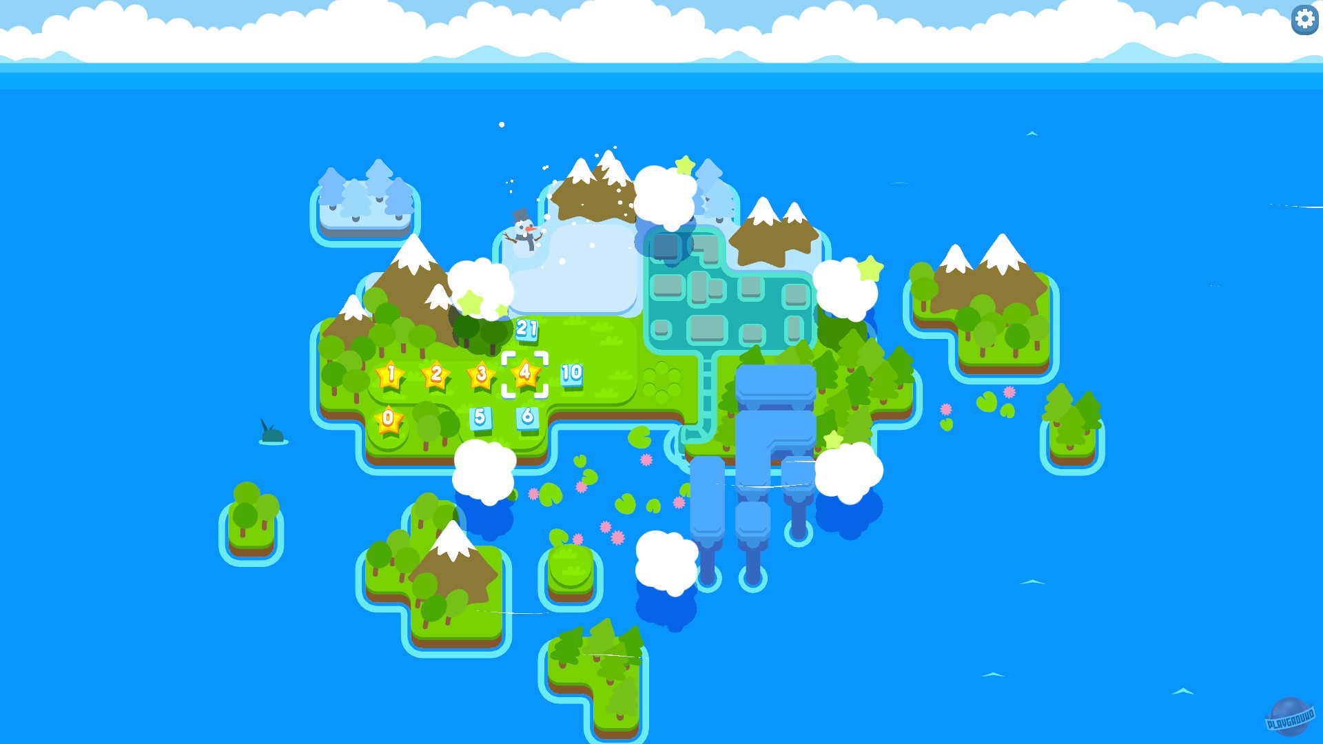 Скриншот из игры Snakebird - 23