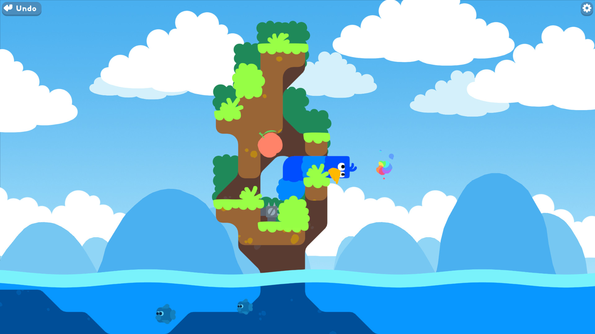 Скриншот из игры Snakebird - 34