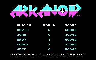 Скриншот из игры Arkanoid - 6