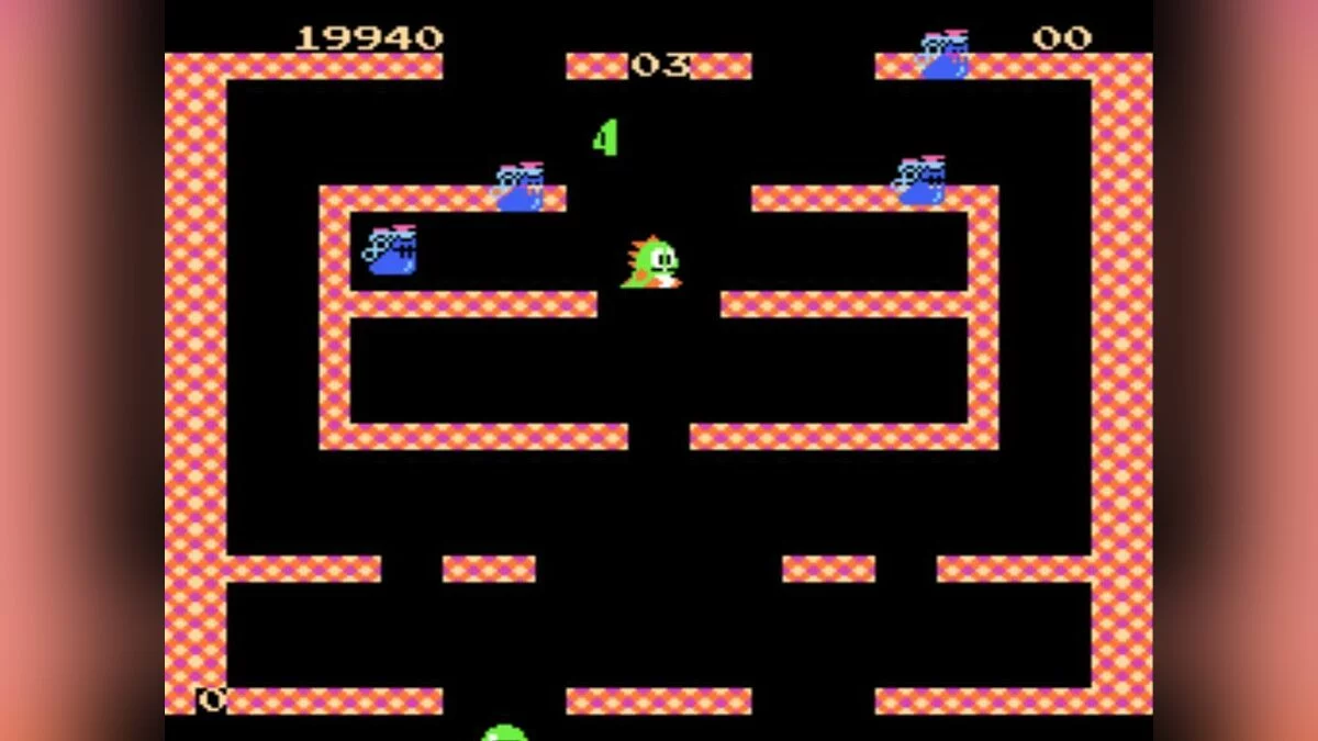 Скриншот из игры BUBBLE BOBBLE - 1