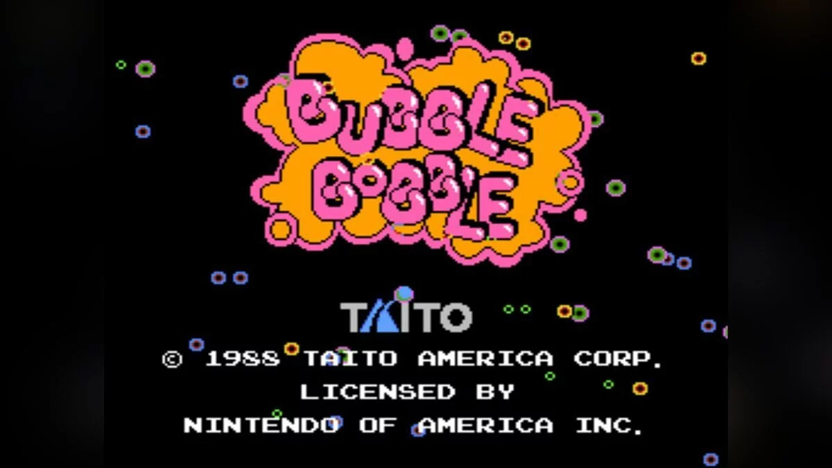 Скриншот из игры BUBBLE BOBBLE - 17