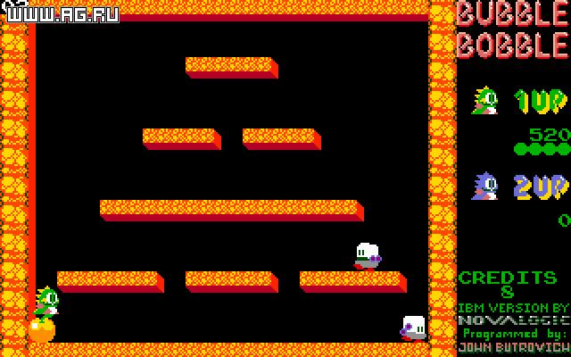 Скриншот из игры BUBBLE BOBBLE - 8