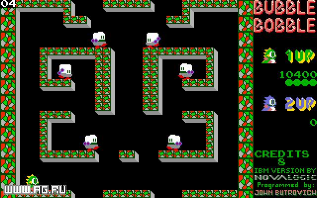 Скриншот из игры BUBBLE BOBBLE - 18