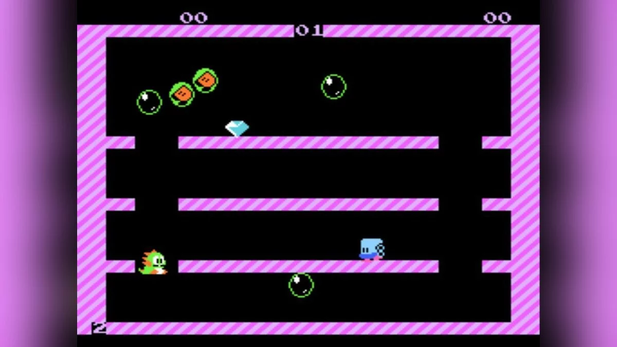Скриншот из игры BUBBLE BOBBLE - 6