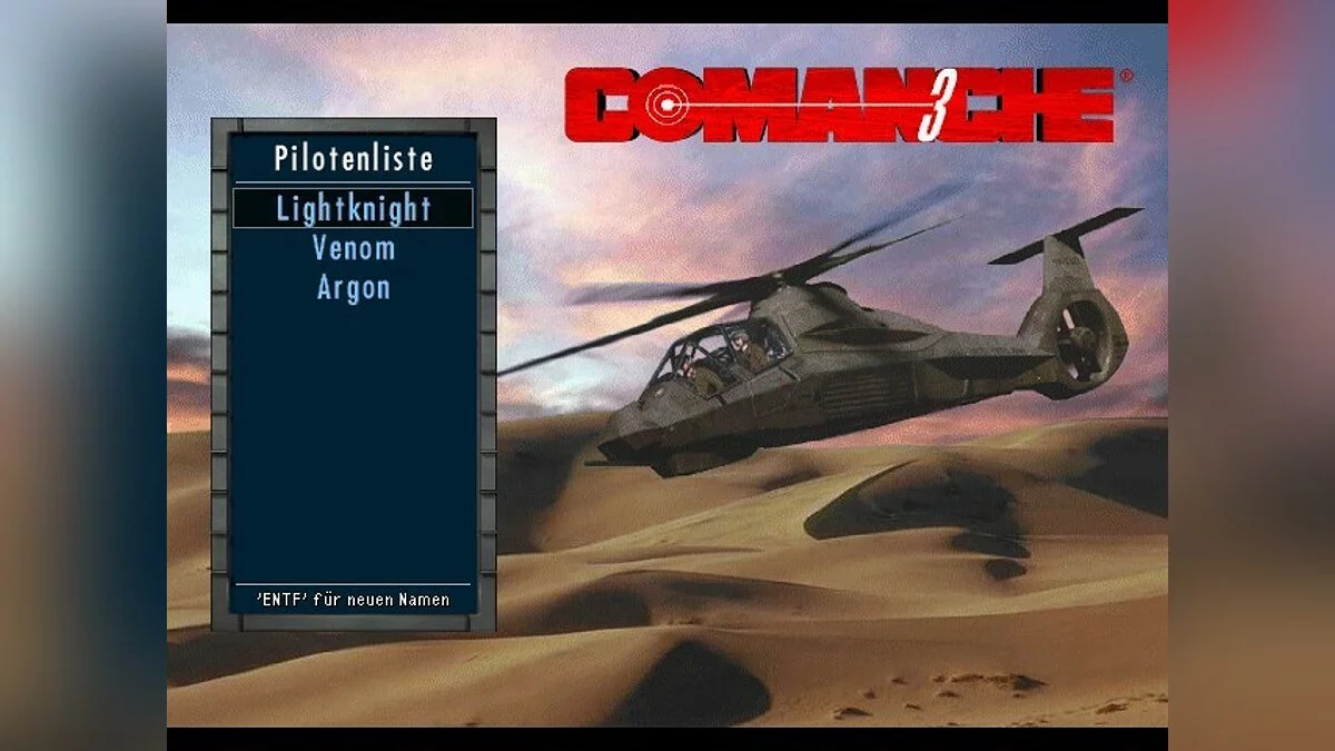 Скриншот из игры Comanche 3 - 3