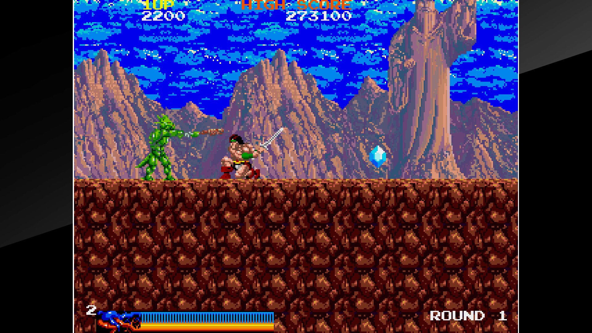 Скриншот из игры Rastan - 1