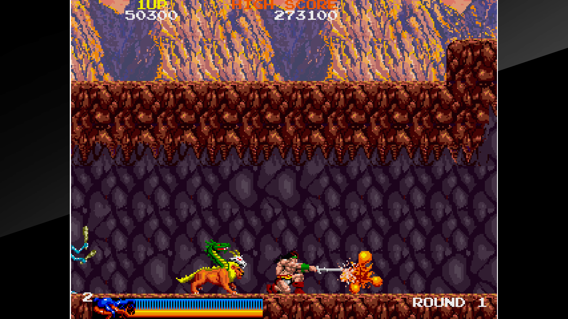 Скриншот из игры Rastan - 2
