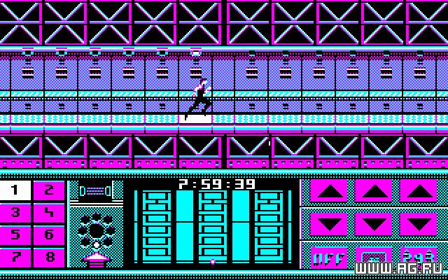 Скриншот из игры Impossible Mission 2 - 49