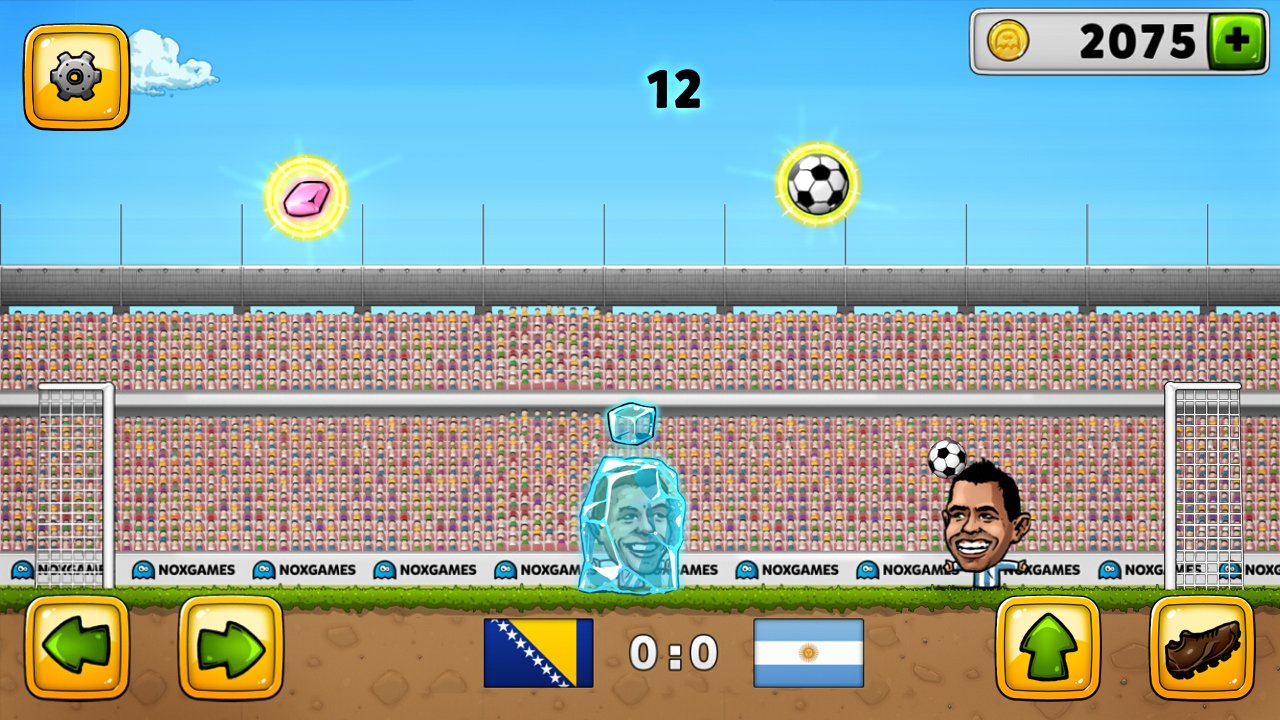 Скриншот из игры Puppet Soccer 2014 - 1